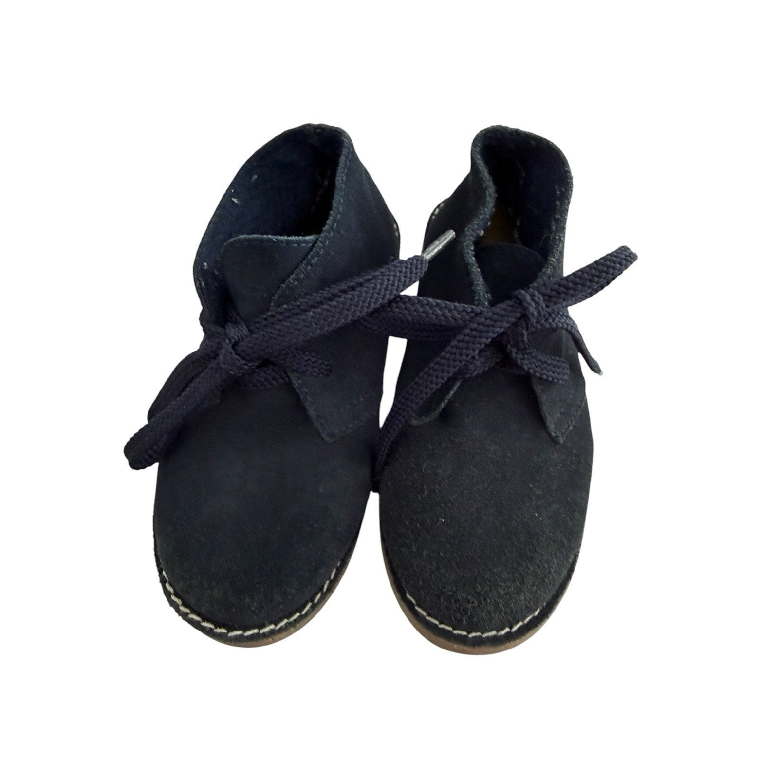 Crewcuts J Crew Boots Kids Size K10 Macalister Shoes Blue Suede Lace Up Chukka